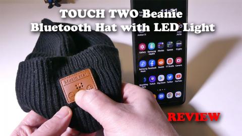 TOUCH TWO Beanie Bluetooth Hat with LED Light REVIEW