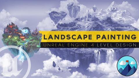 Painting Landscapes & Terrain - #15 Unreal Engine 4 Level Design Tutorial Series