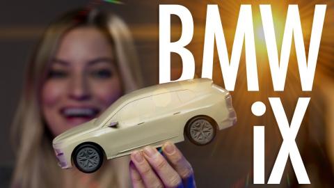 I 3D printed the all-new BMW iX for the launch!