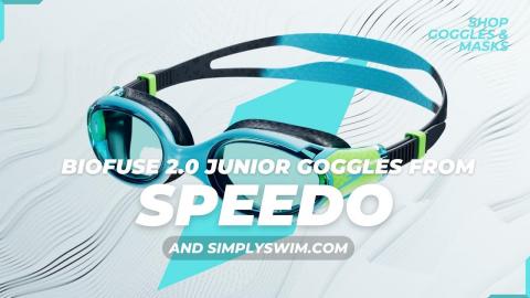 'Try and Stop Us' - view the Biofuse 2.0 Junior Goggles from Speedo and Simply Swim