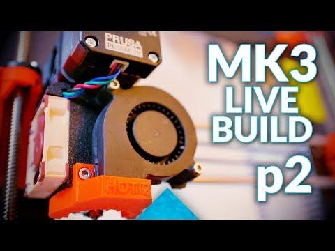 Live: Building the Original Prusa i3 MK3! (2/2)