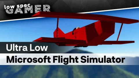 Microsoft Flight Simulator 2020 graphics forced to their lowest