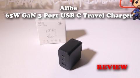 Aiibe 65W GaN 3 Port USB C Travel Charger REVIEW