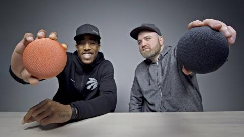 Unboxing Google Home Mini With Demar DeRozan!