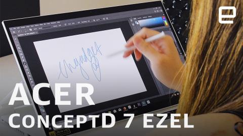 Acer ConceptD 7 Ezel hands-on at CES 2020