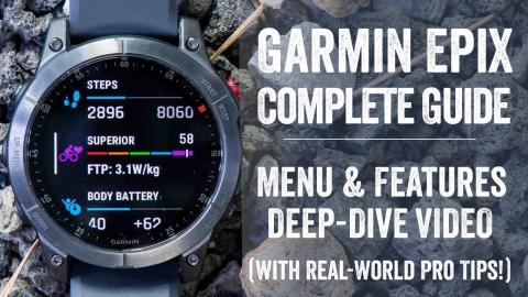 Garmin EPIX Complete User Interface Deep-Dive
