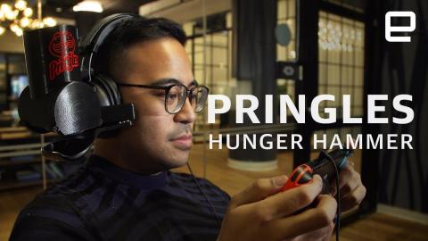 Pringles Hands Free "Hunger Hammer" hands-on