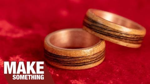 How to Make Copper and Wood Wedding Rings