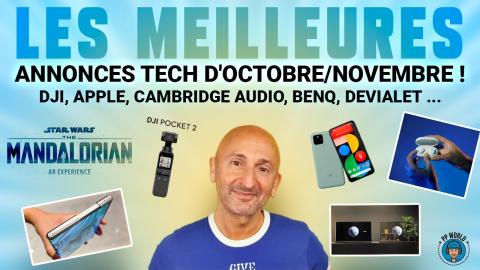 Les MEILLEURES Annonces TECH Octobre/Novembre (DJI, BenQ, Apple, OPPO, Google Pixel...)