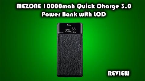 MEZONE Z10 10000mah Qualcomm Quick Charge 3.0 Power Bank Review