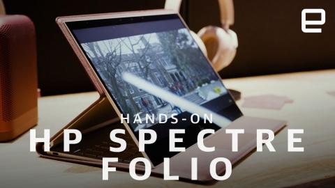 HP Spectre Folio hands-on