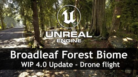 MAWI Broadleaf Forest Biome 4.0 WIP | Unreal Engine | Drone Flight