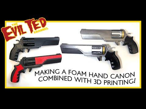Making a Foam Hand canon combined with 3D printing!