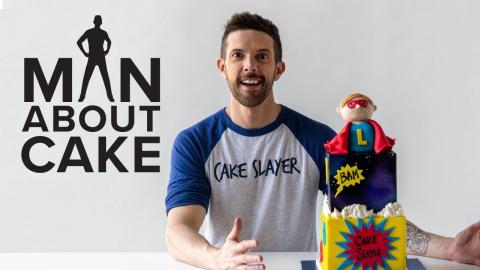 The Future Cake Slayer! Superhero Birthday Cake | Man About Cake