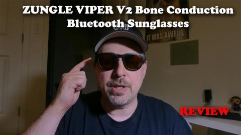 Zungle Viper V2 - Bone Conduction Bluetooth Audio Sunglasses REVIEW
