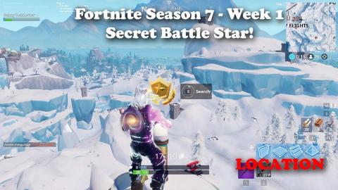 Fortnite - Season 7 - Week 1 - Secret Battle Star Location!