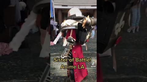 My Sister of Battle cosplay at Anime Los Angeles Ca