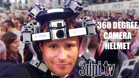 360 Degree Video Helmet Made Possible with 3D Printing