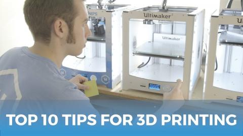 The Top Ten Tips For Getting Started With 3D Printing // 3D Printing Guide