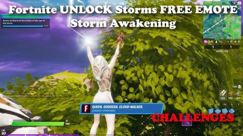Fortnite - Storm Awakening Challenges - Unlock the FREE Storm Emote
