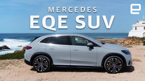 Mercedes’ EQE SUV brings big luxury to a smaller SUV