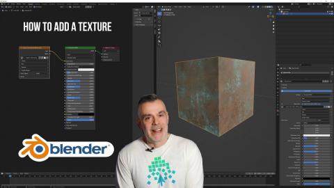 How to add textures and Bump Maps in Blender Super Quick (Beginners Guide)