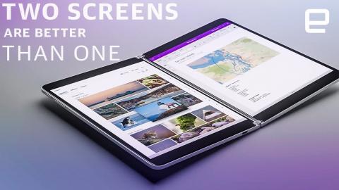 Microsoft is right: Dual displays are a safer bet than folding screens