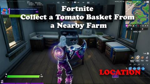 Fortnite - Collect a Tomato Basket From a Nearby Farm LOCATION