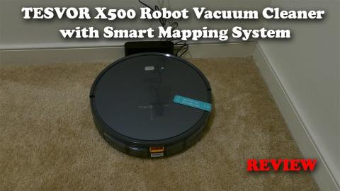 TESVOR X500 Robot Vacuum Cleaner with Smart Mapping System FULL REVIEW