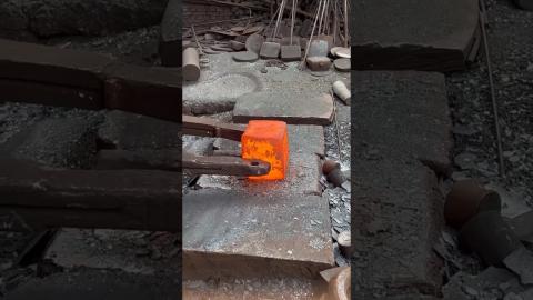 Metal Forging Is So Satisfying Process????????????????#satisfying #shorts