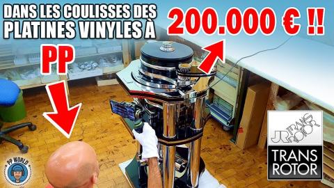 Dans Les COULISSES Des Platines VINYLES à 200.000 Euros ! (Transrotor)
