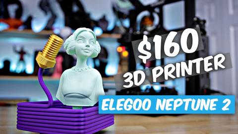 $160 3D Printer - Elegoo Neptune First Look!