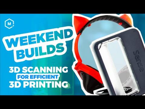 Using Scanners for Quicker Prototyping & Scaling in 3D Printing // Weekend Builds
