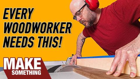 Dead Simple Table Saw Crosscut Sled | The Easiest and Most Accurate.