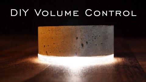 How To Make a Concrete Volume Knob