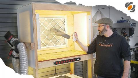 HOW TO: Making a Custom Paint Booth with Lights!