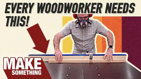 How to Make a Tablesaw Crosscut Sled | Woodworking Project