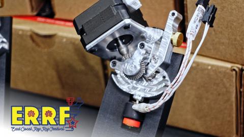 This super-compact Revo extruder from Micro Swiss is built on an angle! #ERRF2022