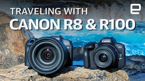 Traveling with Canon’s entry-level EOS R8 and R100 mirrorless cameras