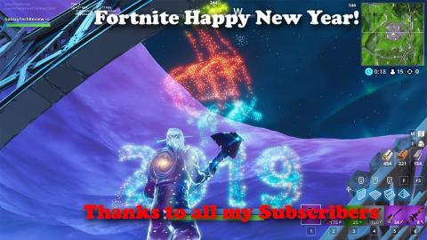 Fortnite - Happy New Year - Thanks to ALL my Subscribers!