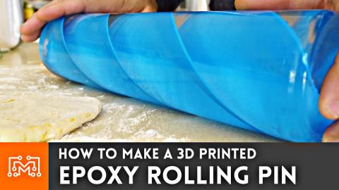 How to Make a 3d Printed Epoxy Rolling Pin