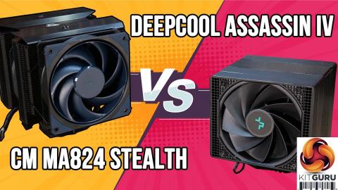 Cooler Master MA824 Stealth vs Deepcool Assassin IV