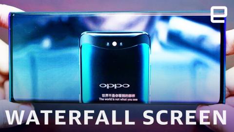 Oppo's 'waterfall screen' eliminates side bezels