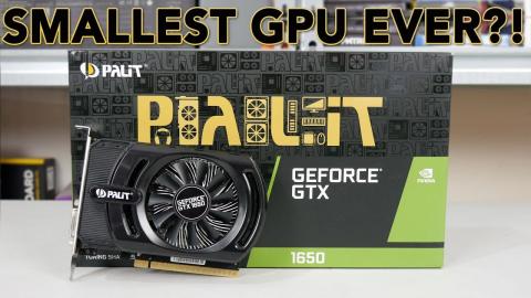 Palit GTX 1650 StormX OC Review - It's a tiny card, but is it GOOD?