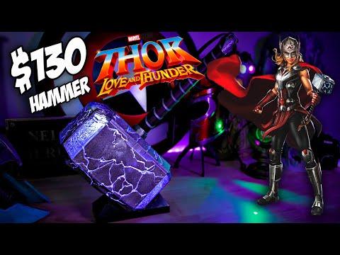 $130 Broken Thor Hammer Review - Thor Love and Thunder - Marvel Legendary Series Mjolnir