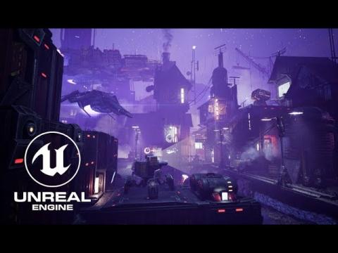 Medieval SciFy City - Unreal Engine 4