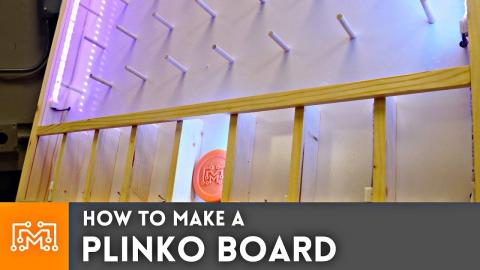 How to make a Plinko Board // Woodworking