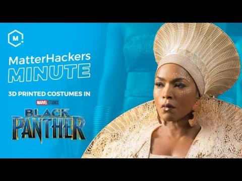 MatterHackers Minute // 3D Printing Marvel's Black Panther Costumes with Designer Julia Koerner