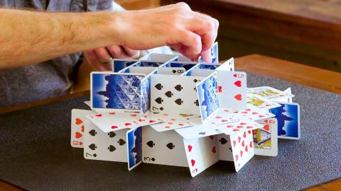How to Stack Playing Cards | WIRED