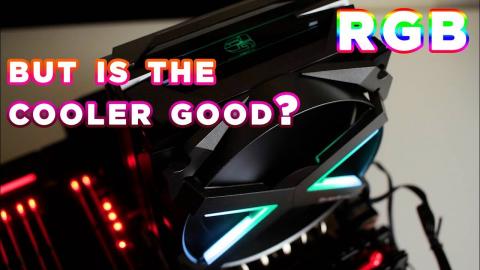 Deepcool GAMERSTORM FRYZEN - its RGB but is the COOLER ANY GOOD ?